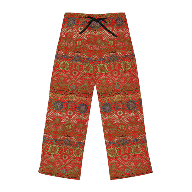 Japanese Fan Pattern by G.A. Audsley Women's Pajama Pants (AOP)