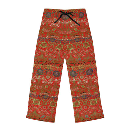 Japanese Fan Pattern by G.A. Audsley Women's Pajama Pants (AOP)