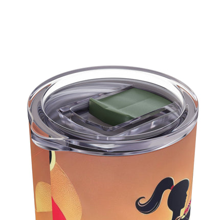 Art Deco Valentine's Romance Skinny Matte Tumbler, 20oz