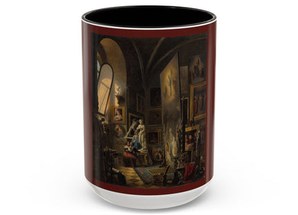 Raphael and his Muse in the Atelier by Vincenzo Abbati Colorful Mugs (11oz, 15oz)