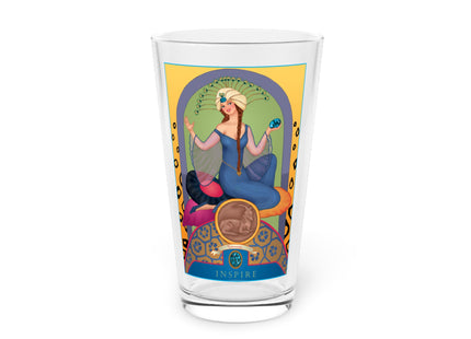 December & Tanzanite Zodiac Pint Glass