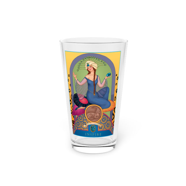 December & Tanzanite Zodiac Pint Glass