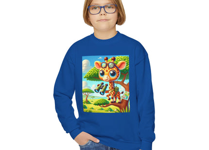 Giraffe Lookout Youth Crewneck Sweatshirt