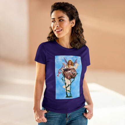 Enchanting Serenity Women's Midweight Cotton Tee