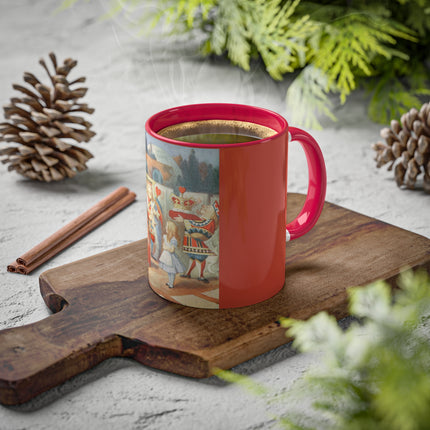 Off with her head! Off with— by Sir John Tenniel Colorful Mugs, 11oz