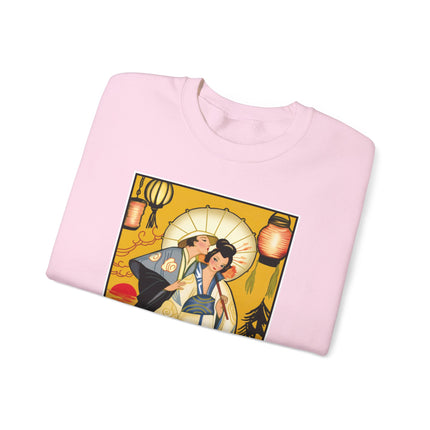 Golden Embrace Heavy Blend™ Crewneck Sweatshirt