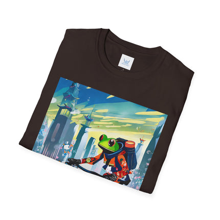 Cyberpunk Frog Softstyle T-Shirt
