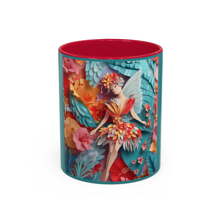 Hibiscus Fairy Colorful Mugs (11oz, 15oz)