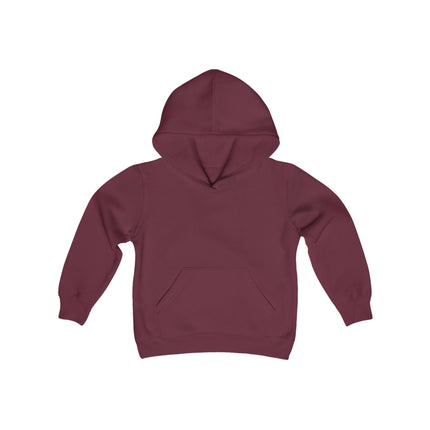 Furry Cyclist Youth Hooded Sweatshirt – Playful Adventure & Sunny Forest Fun