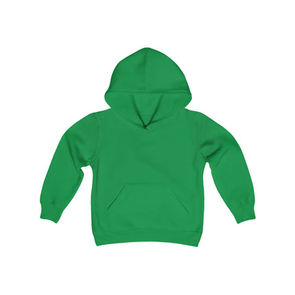 Furry Cyclist Youth Hooded Sweatshirt – Playful Adventure & Sunny Forest Fun