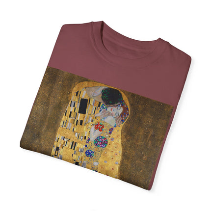 The Kiss by Gustav Klimt Unisex Garment-Dyed T-shirt