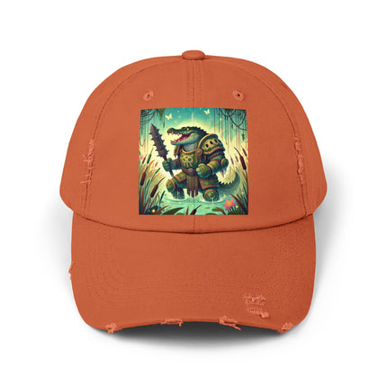 Swamp Tyrant Unisex Distressed Cap