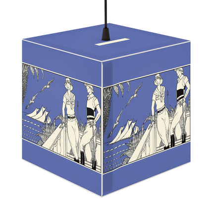 Coastal Elegance Light Cube Lamp