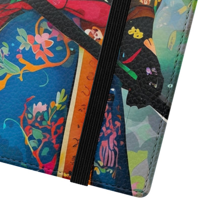 🦉⚔️ Cyberpunk Samurai Owl Flip Case – Neon Wisdom & Warrior Honor