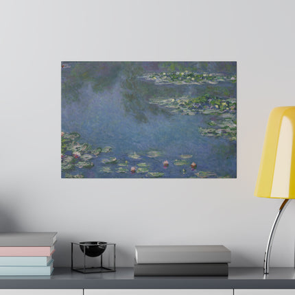 Water Lilies by Claude Monet Matte Canvas, Stretched, 0.75"