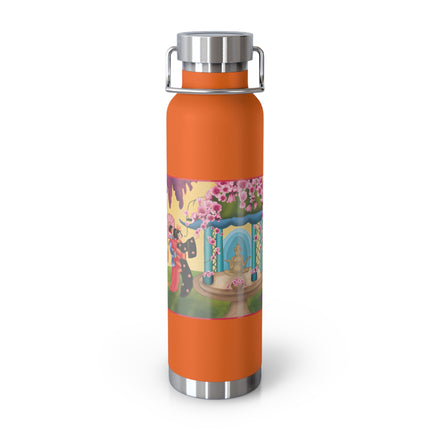 A Dance of Colors and Serenity by Carlo Chiostri Copper Vacuum Insulated Bottle, 22oz