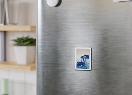 Irises by Ohara Koson Die-Cut Magnets (5 Sizes)