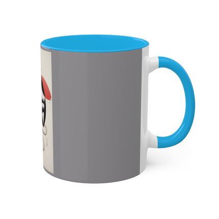 Illustrations of Japanese Toys Pl.056 by Kawasaki Kyosen Colorful Mugs, 11oz