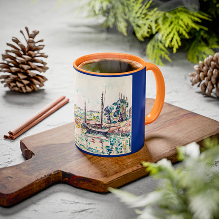 Concarneau by Paul Signac Colorful Mugs (11oz, 15oz)