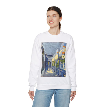 Gallery of a Moroccan Riad by George Gaudion Heavy Blend™ Crewneck Sweatshirt