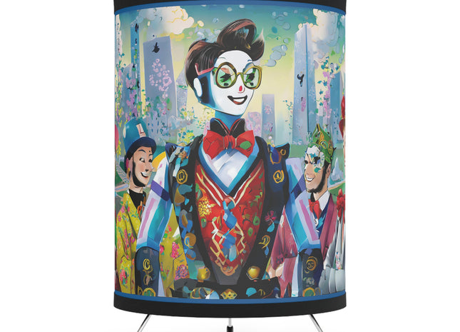 Cyber Punk Robots Tripod Lamp