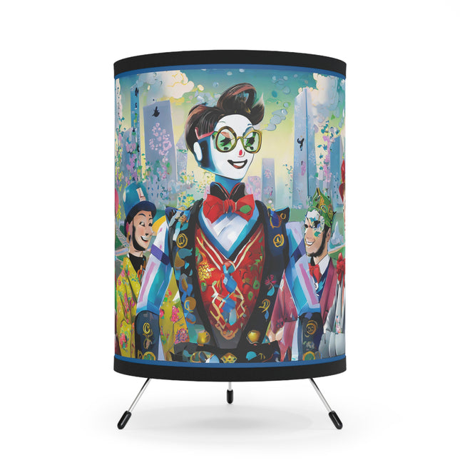 Cyber Punk Robots Tripod Lamp