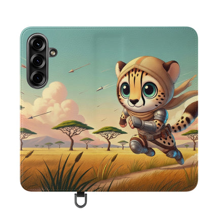 🐆⚡ Swift Cheetah Flip Case – Speed, Freedom & Untamed Adventure