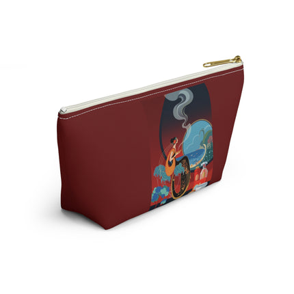 Golden Day Serenade Cosmetic Bag – Elegant Harmony & Sunlit Grace