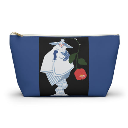 Blue & White Porcelain Geisha Cosmetic Bag – Quiet Elegance & Timeless Grace