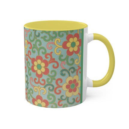 Examples of Chinese Ornament, Pl.09 by Owen Jones Colorful Mugs, 11oz