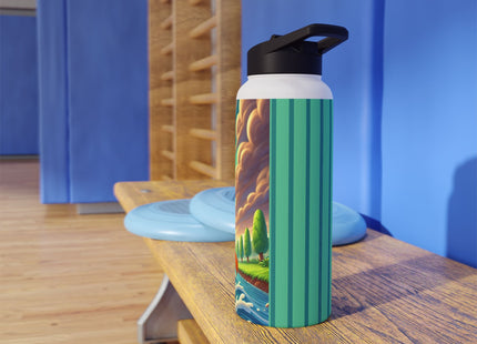 Valiant Duck Stainless Steel Water Bottle, Standard Lid