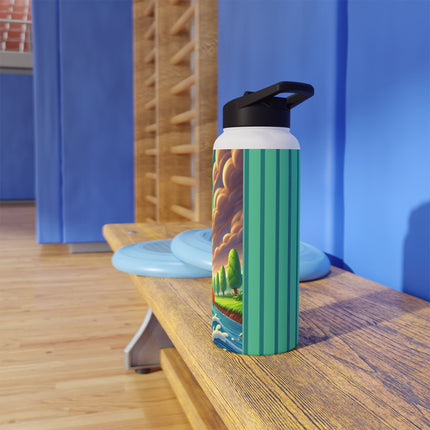Valiant Duck Stainless Steel Water Bottle, Standard Lid