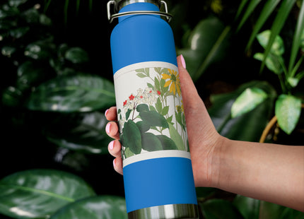 Clerodendrum & Rudbeckia by Tanigami Kônan Copper Vacuum Insulated Bottle, 22oz
