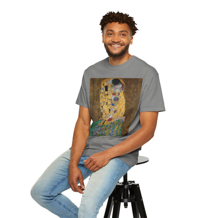The Kiss by Gustav Klimt Unisex Garment-Dyed T-shirt