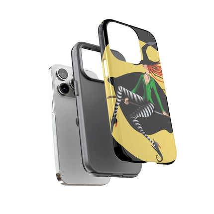 A Witch’s Moonlit Flight Phone Cases