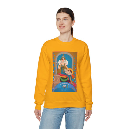 April & Diamond (from the Gem Series) by Sofia Chiostri Heavy Blend™ Crewneck Sweatshirt