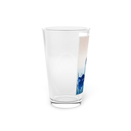 Irises by Ohara Koson Glass, 16oz