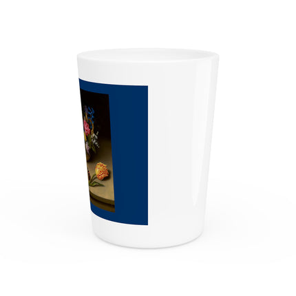 Flower Still Life by Ambrosius Bosschaert Ceramic Shot Glass