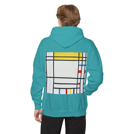 Place de la Concorde by Piet Mondrian Unisex Garment-Dyed Hoodie