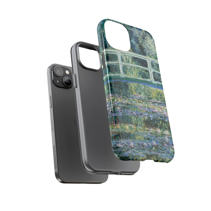 Water Lilies and Japanese Bridge by Claude Monet Phone Cases