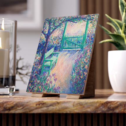 The Artist’s Garden Ceramic Tile
