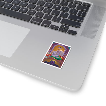 February & Amethyst (from the Gem Series) Kiss-Cut Stickers (4 Sizes)