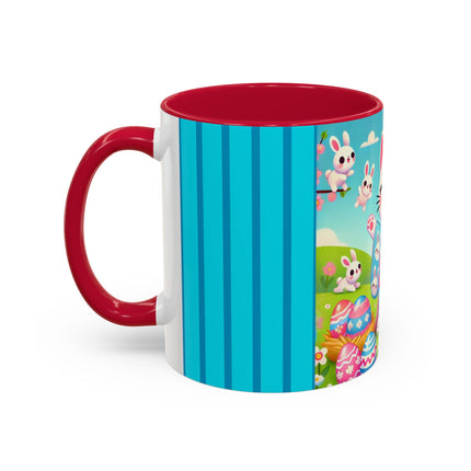 Springtime Kitten’s Easter Joy Colorful Mugs (11oz, 15oz)