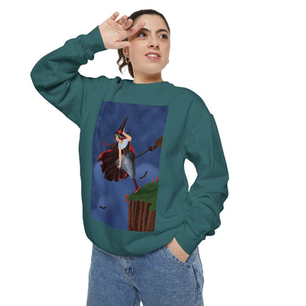 The Enchanted Witch Unisex Garment-Dyed Sweatshirt