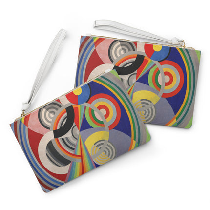 Rythme No. 1 by Robert Delaunay Clutch Bag