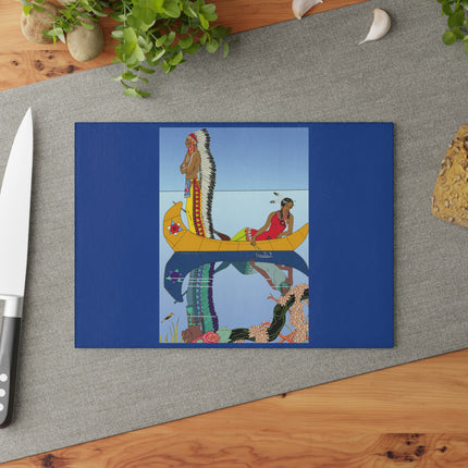 Le long du Missouri by George Glass Cutting Board