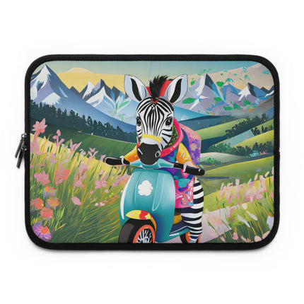 Stripes on Wheels Laptop Sleeve