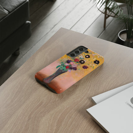 Vase of Flowers by Odilon Redon Phone Cases