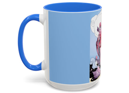 Goddess of the Swirling Sea Colorful Mugs (11oz, 15oz)