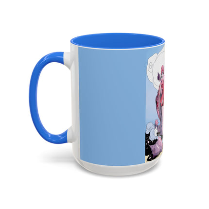Goddess of the Swirling Sea Colorful Mugs (11oz, 15oz)